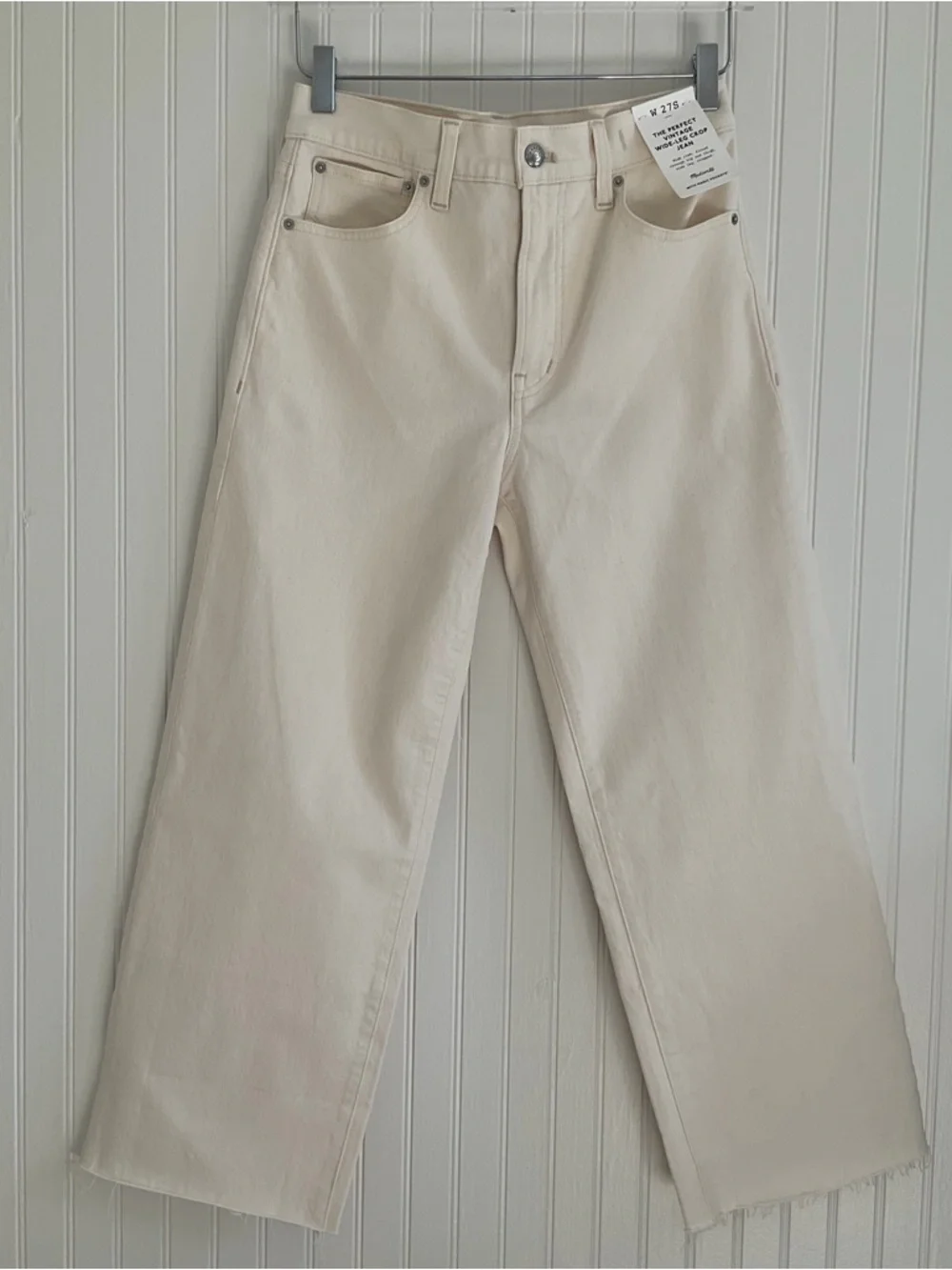 Madewell The Short Perfect Vintage Wide-Leg Crop Jean NWOT